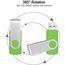 FEBNISCTE USB Flash Laufwerk 4GB 10 Stück USB Sticks Datenspeicher Grün Speicherstick 4 GB Pen Drive Tragbar Memory Stick Einklappbare Flash Drives für Werbegeschenke mit Seil