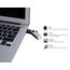 FEBNISCTE USB Stick 16GB 10er Pack, Einklappbare USB Flash Laufwerke- Tragbar Speicherstick 16 GB, USB 2.0 Memory Sticks, 10 Stück Pendrive mit LED-Indikator und Bunt Bänder- Schwarz