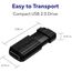 Verbatim Pinstripe USB-Stick 32GB, USB 2.0, USB Speicherstick, für Laptop Notebook Ultrabook TV Autoradio, USB 2.0 Stick, Datenstick mit Schiebemechanismus, Schwarz (Packung mit 3)