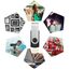 FEBNISCTE 2GB USB Stick 10 Stück Speichersticks - Einklappbarer USB 2.0 Memory Sticks 2 GB USB Flash Laufwerk Datenspeicher - Pendrive Schwarz Flash Drive für Freunde mit 10er Pack Bunt Bändchen