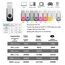 FEBNISCTE USB Stick 16GB 10er Pack, Einklappbare USB Flash Laufwerke- Tragbar Speicherstick 16 GB, USB 2.0 Memory Sticks, 10 Stück Pendrive mit LED-Indikator und Bunt Bänder- Schwarz
