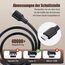 Laptop Ladekabel USB C 65W Netzteil Kompatibel für Lenovo Thinkpad X1 Carbon T14 T15 T480 T490 T580 T590 E480 E490 E580 E590 E595 Yoga 720 730 13ikb 910 Ladegerät Type C Adapter Charger