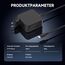 Etssembo 65 W USB C Netzteil Typ C Adapter Laptop Ladegerät für Lenovo ThinkPad, HP, ASUS, Acer, Dell, Huawei Matebook Pro, Xiaomi Air, MacBook Pro, Chrombook und andere Laptop-Typ-C-Ladegeräte