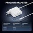 61W USB C Ladegerät Kompatibel Mit MacBook Air/Pro 16/15/14/13 Zoll, Mac Book Air 2020/2019/2018, iPad Pr o 12,9/11 Zoll, Kompatibel Mit Lenovo, Fast USB Po, USB C Netzteil