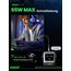 UGREEN UNO USB C Ladegerät, 65W USB C Netzteil 3-Port GaN Schnellladegerät LED Display kompatibel mit MacBook Pro/Air, iPad, iPhone 17 Pro Max, 15 16, Galaxy S25 Ultra, Steam Deck (Schwarz)