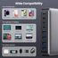 Feob 200W USB C Ladegerät Mehrfach, GaN III 8-Port Schnellladegerät PPS PD 65W Ladegerät Adapter Schnellladestation mit USB-A Netzteil Charger für MacBook, iPhone,SteamDeck,Smartphones