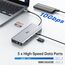 USB C Docking Station Dual Monitor Dockingstation Laptop 13 in 1 USB-C Hub Triple Display mit 2 HDMI, DisplayPort, 5 USB Ports, Gigabit Ethernet, 100W PD, SD/TF, Audio/Mic für Dell HP Surface und mehr