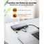 NOVOO Docking Station USB C Hub Dual HDMI 8-in-1 Adapter mit, 2*HDMI, Gigabit Ethernet, PD 100W,2 USB-A Datenübertragungen, SD&TF Kartenleser für MacBook Air/Pro M2, Dell, XPS 15,HP, Lenovo und mehr