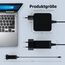 65W USB C Laptop Ladekabel Netzteil Kompatibel für ASUS Zenbook 13 14 3 Deluxe UX425 UX425E UX325E UX435 UX390 UX391 Huawei Matebook D15/D14/14, Chromebook C302C C302S C403N Typ C Ladegerät Adapter