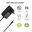 Tonton 12V 3A Netzadapter 2,1mm x 5,5mm Splitter für Überwachungskamera, NVR DVR Recorder, Monitor, WLAN-Router, Laptop - DC Buchse Kabelstecker + 1 auf 8 Y-Splitter Kabel (1 bis 8 Wege)