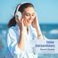 BERIBES Bluetooth Kopfhörer Over Ear, 65 Std Kopfhörer Kabellos Bluetooth mit 6 EQ-Modi, HiFi Stereo, Eingebautes Mikrofon, Faltbares Wireless Headphones für Handys/iPad/Laptops/PC (Weiß)