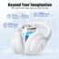 BERIBES Bluetooth Kopfhörer Over Ear, 65 Std Kopfhörer Kabellos Bluetooth mit 6 EQ-Modi, HiFi Stereo, Eingebautes Mikrofon, Faltbares Wireless Headphones für Handys/iPad/Laptops/PC (Weiß)