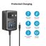 Tonton DC 12V 2A CCTV Kamera Netzteil EU Stecker (Schwarz) Power Supply Netzgerät für CCTV DVR/Kamera + 1 auf 4 Y-Splitter DC 12V Kabel Splitter 1 Buchse zu 4 Stecker für Überwachungskamera