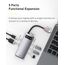 Baseus USB C Hub 5 in 1 Docking Station USB C Adapter mit 4K HDMI at 60Hz,3 USB 3.0,100W PD für MacBook Pro/Air, iPad Pro/Air/Mini 6, Surface Pro 7,XPS 13, ChromeBook, Smartphone und mehr Typ C Geräte