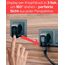 Verbatim Mini GaN Charger 65 W mit Display, 3 Ports USB-C Ladegerät, Power Adapter 2× USB-C & 1× USB-A, Schnellladegerät Mehrfachstecker für MacBook, Laptop, iPad, iPhone 17, Samsung- EU, UK, USA
