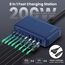 200W USB C Ladegerät, GaN III 8-Port USB Schnellladegerät PPS PD 65W Laptop Ladegerät Adapter USB C Schnellladestation mit USB-A, USB C Netzteil Charger für MacBook, iPhone,SteamDeck,Smartphones-Blau