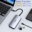 Laptop Docking Station Dual Monitor, USB C Hub 3 Monitor mit 2 HDMI, DisplayPort, VGA, PD Charging, USB A&C 2.0 Ports, MOKiN Multi Monitors Adapter für Dell/HP/Lenovo