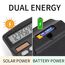 Bimormat Taschenrechner,Dual Power(Solar und Batterie) Standard Taschenrechner,12-stelliger Tischrechner(schwarz)