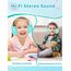 Xunpuls Bluetooth Kinder Kopfhörer, Kinder Kopfhörer kabellos Over-Ear, Lautstärkeregler, Verstellbares Stirnband, Faltbar, Kabellose und Kabel, eingebautes Mikrofon für Handy, Tablet,PC,TV (Grün)