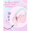 Xunpuls Bluetooth Kinder Kopfhörer, Kinder Kopfhörer kabellos Over-Ear, Lautstärkeregler, Verstellbares Stirnband, Faltbar, Kabellose und Kabel, eingebautes Mikrofon für Handy, Tablet,PC,TV (Rosa)