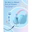 Xunpuls Bluetooth Kinder Kopfhörer, Kinder Kopfhörer kabellos Over-Ear, Lautstärkeregler, Verstellbares Stirnband, Faltbar, Kabellose und Kabel, eingebautes Mikrofon für Handy, Tablet,PC,TV (Blau)
