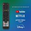 TELEFUNKEN Fernseher 40 Zoll Smart TV VIDAA XF40VP750M-W Full HD Fernseher, HDR TV mit integriertem Triple-Tuner, LED TV weiß