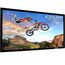 CCLIFE Rahmenleinwand Beamer Leinwand 16:9 100/120/150 Zoll Heimkino Beamerleinwand mit Rahmen Hochkontrast Leinwand