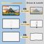 MgFjaka Beamer Leinwand 120 Zoll - 16:9 HD Faltbare Projektionsleinwand, Anti-Falten 4K Projector Screen 265x150 cm, Doppelseitige Projektion Leinwand für Camping und Heimkino, Zuhause Schule Treffen