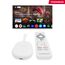 Thomson Go Cast 152 Streaming Dongle, 4K UHD Google TV Stick mit Google Assistant, Google Cast, Dolby Atmos, Dolby Digital+, HDR10, 2GB RAM, 32GB Speicher, Kompakt und Tragbar – Weiß