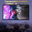 MgFjaka Beamer Leinwand 100 Zoll - 16:9 HD Faltbare Projektionsleinwand, Anti-Falten 4K Projector Screen 221x125 cm, Doppelseitige Projektion Leinwand für Camping und Heimkino, Zuhause Schule Treffen