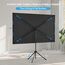 Beamer Leinwand mit Stativ, Tragbar Projektor Leinwand 120 Zoll, 16:9, 4K HD ProjektionLeinwand, Leicht und Kompakt, tragen, Ideal für Heimkino, Innen/außen Filme.