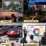 MgFjaka Beamer Leinwand 120 Zoll - 16:9 HD Faltbare Projektionsleinwand, Anti-Falten 4K Projector Screen 265x150 cm, Doppelseitige Projektion Leinwand für Camping und Heimkino, Zuhause Schule Treffen