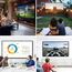 Osoeri Leinwand Beamer 120 Zoll, 16:9 HD Faltbarer Beamer Leinwand, Anti-Falten Doppelseitige Projector Screen 265x149cm, Tragbarer Projektor Leinwände für Zuhause, Schule, Treffen