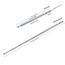 moinkerin 2 Stücke Radio Antenne 103.5cm Teleskopantenne Edelstahl AM FM Radio für TV-Radio DAB FM/AM-Stereoempfang