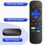 RC280 RC282 Ersatz für TCL-Roku-TV-Fernbedienung, für TCL Smart 4K LED TV Mit Tasten für Netflix, Disney, Hulu und Roku Channel