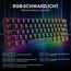 KOORUI Gaming Tastatur, 60% Mechanisch Tastatur 26 RGB Hinterleuchtet Kabelgebunden Deutsches Layout QWERTZ Gaming Keyboard für Windows MacOS Linux-Brauner Schalter