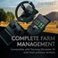 Logitech G Saitek Farm Sim Controller, Farming Simulator Bundle bestehend aus Lenkrad, Steuerkonsole, Gas- und Bremspedal, 900° Lenkbereich, 38+ Tasten, USB-Anschluss, PC/Mac - Schwarz