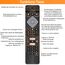 FOXRMT Ersatz Fernbedienung Philips Fernseher für alle Philips Ambilight 4K Smart TV – Vorprogrammierte BRC0884301/01 Universal Phi-Lips Ambilight Fernbedienung