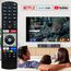 FOXRMT Ersatz RC4318P/RC4318 Fernbedienung für Telefunken Finlux Vestel Edenwood 4K Ultra HD TVs mit YouTube Netflix Tasten - Keine Einrichtung erforderlich