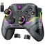 EasySMX X15 PC Controller Wireless mit 7 RGB Licht, Gaming Controller mit Hall Joystick & Trigger, Bluetooth Kompatibel mit PC/Switch/Handy/Tablet - Schwarz