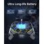 EasySMX X15 PC Controller Wireless mit 7 RGB Licht, Gaming Controller mit Hall Joystick & Trigger, Bluetooth Kompatibel mit PC/Switch/Handy/Tablet - Schwarz