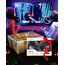 EasySMX X15 PC Controller Wireless mit 7 RGB Licht, Gaming Controller mit Hall Joystick & Trigger, Bluetooth Kompatibel mit PC/Switch/Handy/Tablet - Schwarz