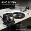 Logitech G RS50 System mit RS QR Racing Adapter: 4-teiliges Rennsimulations-Setup – RS50 Wheel Base 8 Nm Direct Drive, RS Wheel Hub, RS Round Wheel 28 cm und Racing Adapter – für PS5/PS4/PC