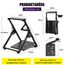 GTPLAYER Lenkradständer für Lenkrad Gaming Wheel Stand Racing Lenkradständer mit V1 V2 Schalthebelhalterung Neigungsverstellbares Gestell PS4 Xbox PC