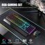 RedThunder K10 Gaming Tastatur und Maus Set, QWERTZ DE Layout, 26KRO Tastatur + 7D 7200 DPI Mause & Weiche Leder Handballenauflage, RGB Beleuchtung für PC Gamer, Mac PS5 Xbox (Höhenlinien Schwarz)