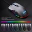 RedThunder K10 Gaming Tastatur und Maus Set, QWERTZ DE Layout, 26KRO Tastatur + 7D 7200 DPI Mause & Weiche Leder Handballenauflage, RGB Beleuchtung für PC Gamer, Mac PS5 Xbox (Grauverlauf)
