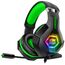 Ozeino Wired Gaming Headset mit Mikrofon 3D Surround Sound Geräuschunterdrückung RGB Licht