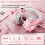 Ozeino Gaming Headset mit Mikrofon 3D Surround Sound Headphones Noise Cancelling RGB Licht