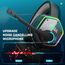 EKSA E1000 USB PC Gaming Headset mit Mikrofon, Gamer Headset mit Bass Surround Sound, RGB Beleuchtung, Gaming Kopfhörer mit Mic für PS4/PS5 Konsole/Computer/Laptop