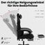SUKIDA Gaming Stuhl, Ergonomischer Gaming-Stuhl mit Fußstütze, Racing Gaming Chair Kopfstütze Verstellbarer Computerstuhl Höhenverstellbar Lendenwirbelstütze für Homeoffice und Gaming Gray